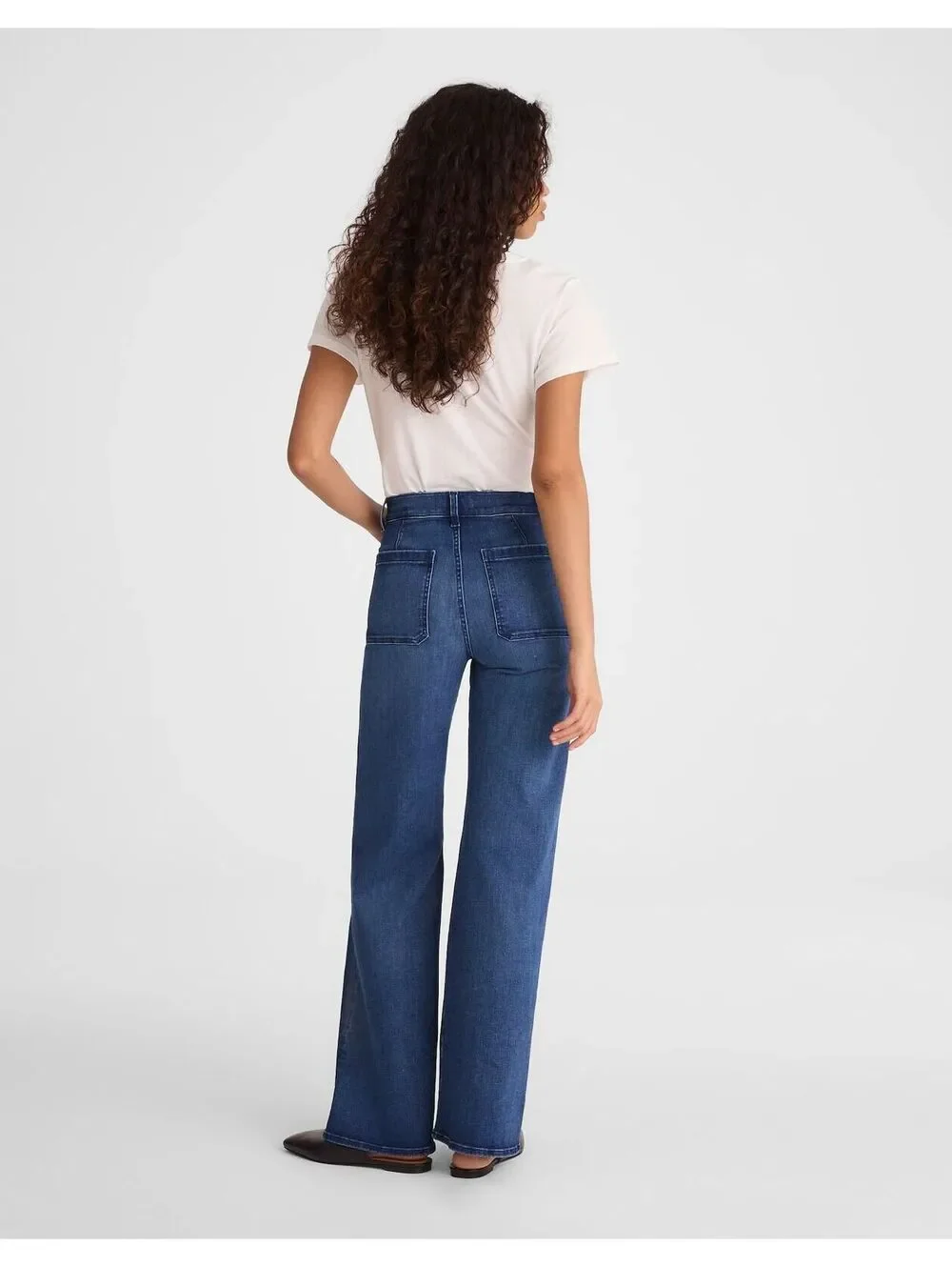 NWT Madewell The Petite Emmy Wide-Leg Jean - Size 24 Petite - MSRP $148 - Picture 4 of 5
